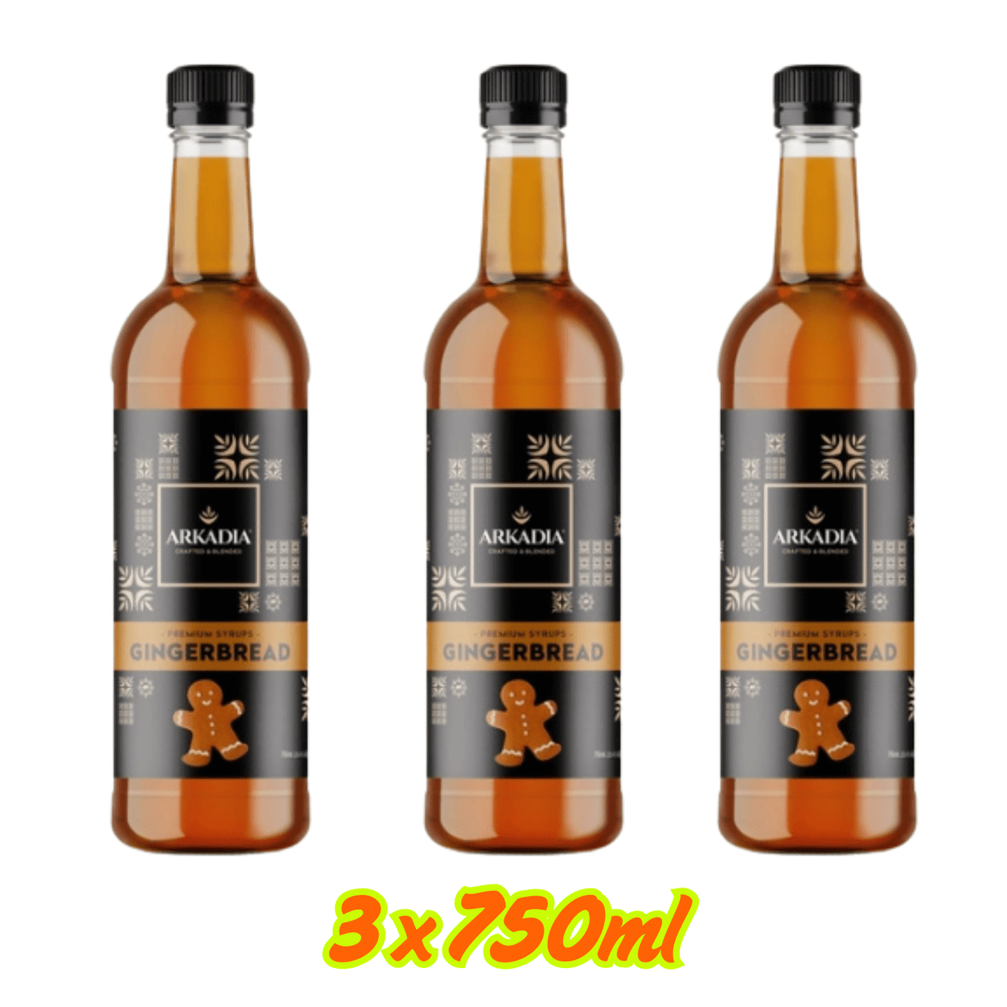 Arkadia Gingerbread Syrup 750ml/1L – Cozy and Festive! SPECIALS!! - Baristas Tools