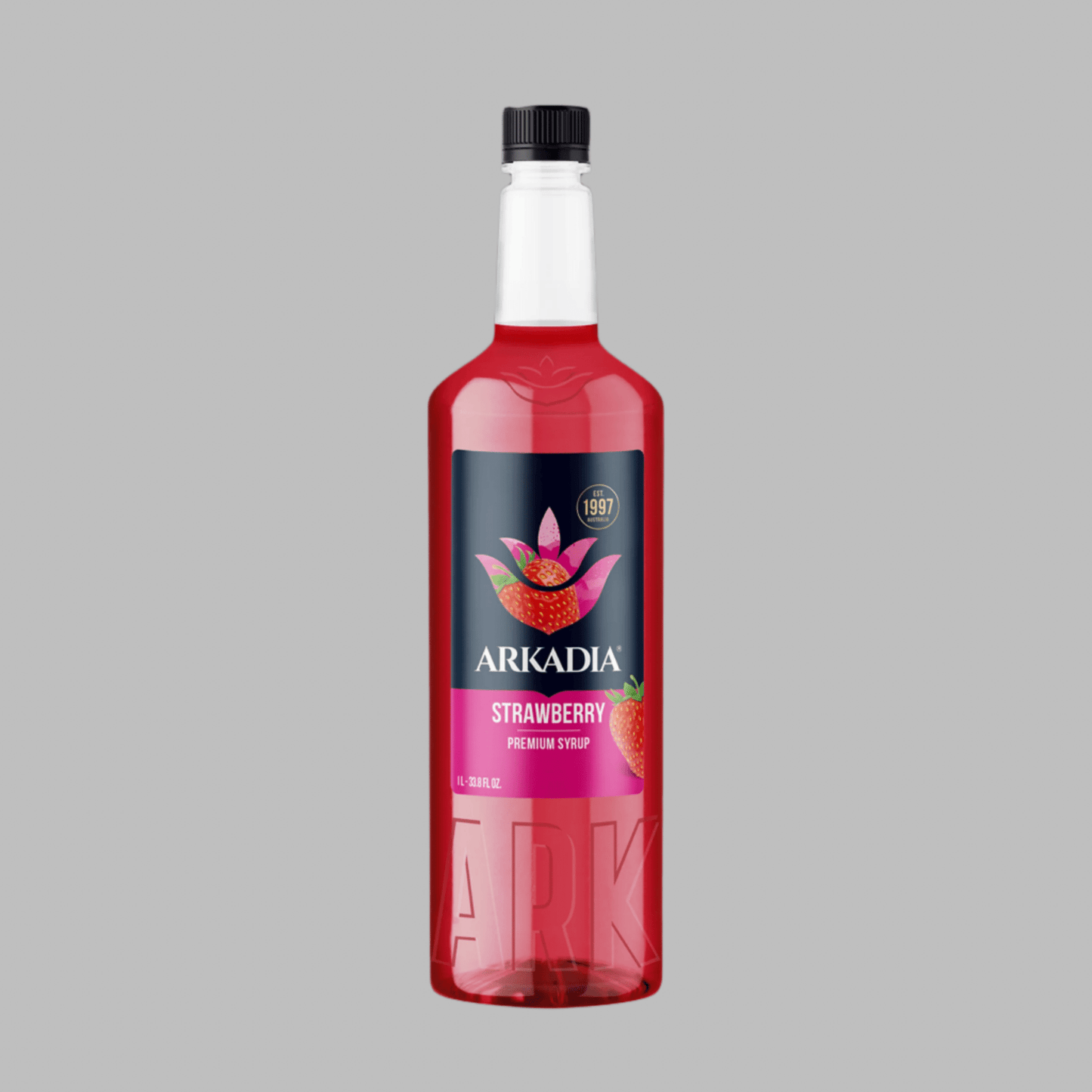 Arkadia Premium Strawberry Syrup 750ml/1L – Sweet Summer Flavour - Baristas Tools
