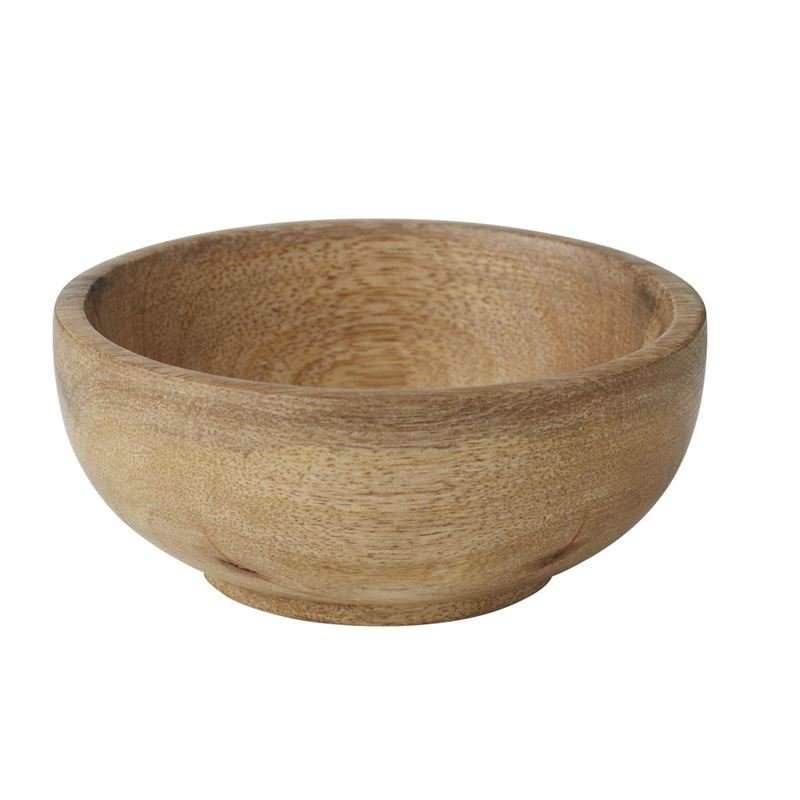 Mango Wood Pinch Bowl for Spices – Medium 9 × 4 cm - Baristas Tools