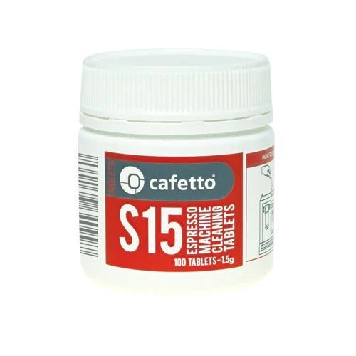 Cafetto S15 Coffee Machine Cleaning Tablets – Automatic Espresso Machine Cleaner (100 Tablets)