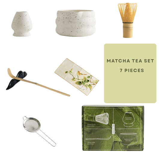 Master the Art and Ritual of Matcha with the Premium 7 Piece Tea Set - Baristas Tools