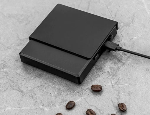 0.1g Mini High Precision Coffee Scale with timer-2000g max capacity - includes silicone mat for easy clean - Baristas Tools