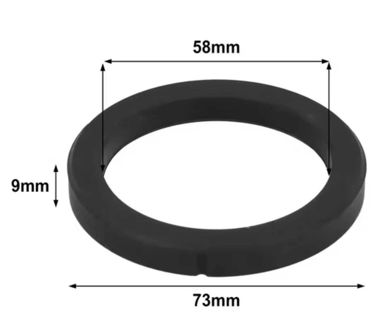 58mm Rubber Group Head Gasket – Espresso Machine Seal for E61 and 58mm Coffee Machines - Baristas Tools