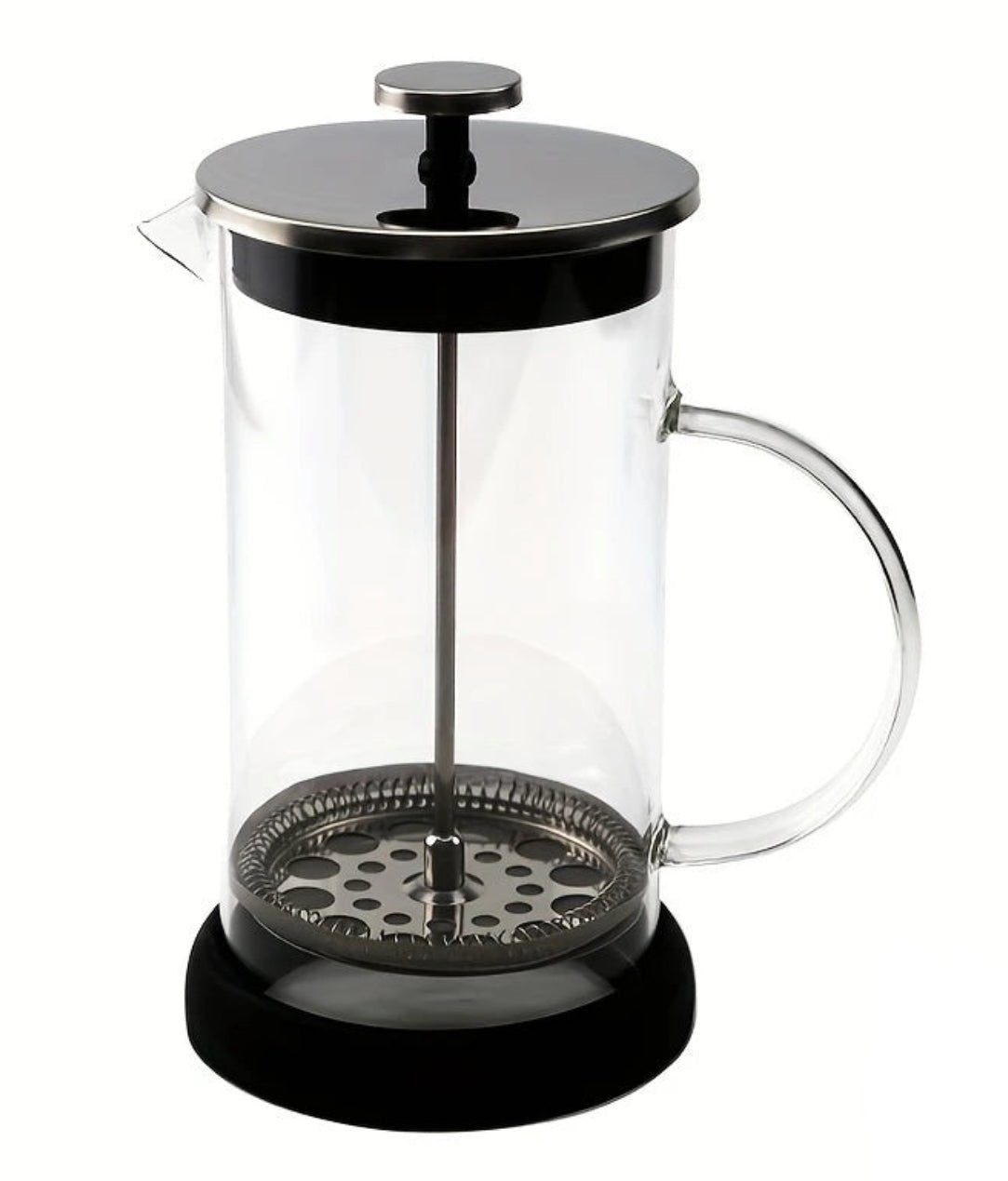 600ml French Press Coffee Plunger – Borosilicate Glass & Stainless Steel - Baristas Tools