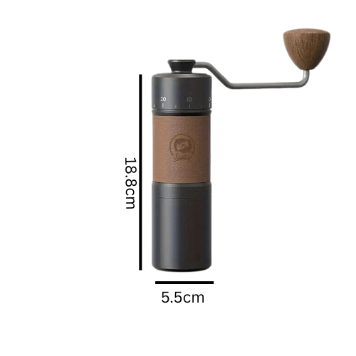 7 - Angle Conical Burr Manual Coffee Grinder – Ultra Consistent Grind - Baristas Tools