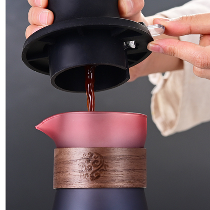 Smart V60 Brewed Coffee Set Includes Glass Drip Filter Cup