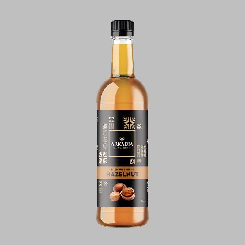 Arkadia Hazelnut Syrup 750ml – Toasty, Nutty,Smooth - Baristas Tools