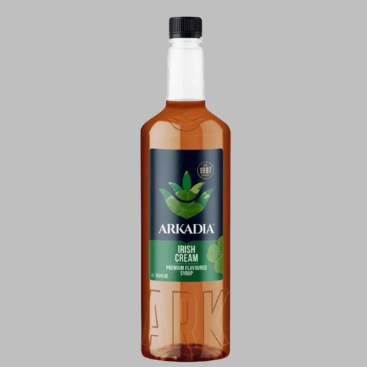 Arkadia Irish Cream Syrup 1L – Velvet in a Bottle - Baristas Tools