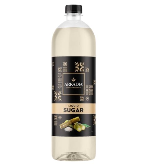 Arkadia Liquid Sugar 1.5L | Easy Drink Sweetener for Coffee, Cocktails & Desserts - Baristas Tools