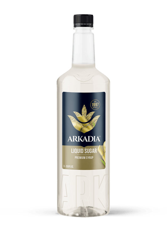Arkadia Liquid Sugar Syrup 1 L – Quick - Dissolve Café Sweetener | Australian Made - Baristas Tools