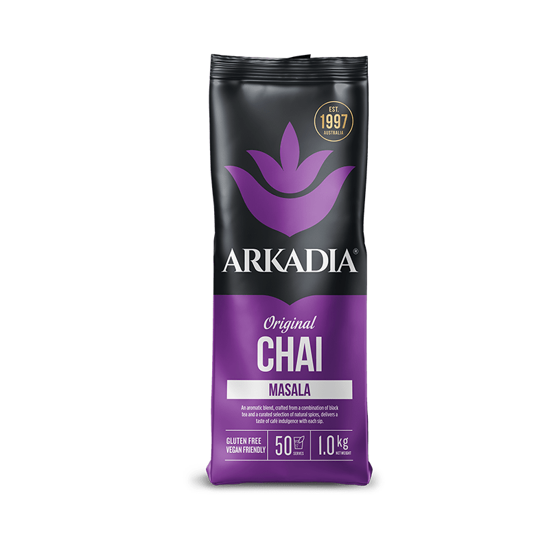 Arkadia Masala Chai 1kg – Authentic Spiced Chai Latte Mix - Baristas Tools