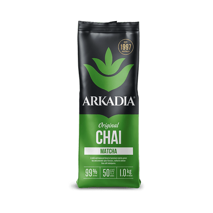 Arkadia Matcha Chai 1kg – Creamy Green Tea Chai Blend - Baristas Tools