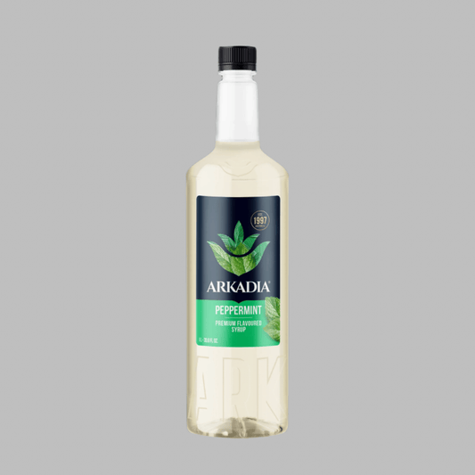 Arkadia Peppermint Syrup 1L – Cool, Crisp Mint - Baristas Tools