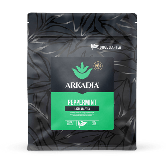 Arkadia Peppermint Tea Pyramid Bags 100 Pack 200g