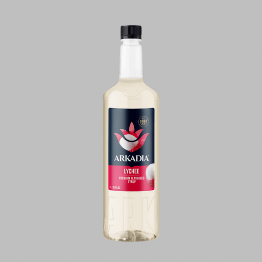 Arkadia Premium Lychee Syrup 1L – Bright, Exotic Flavour - Baristas Tools