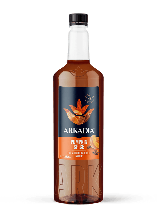 Arkadia Premium Pumpkin Spice Syrup 1L - Baristas Tools