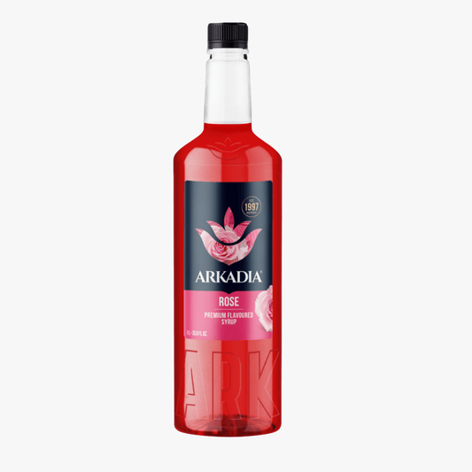 Arkadia Premium Rose Flavoured Syrup 1L - Baristas Tools