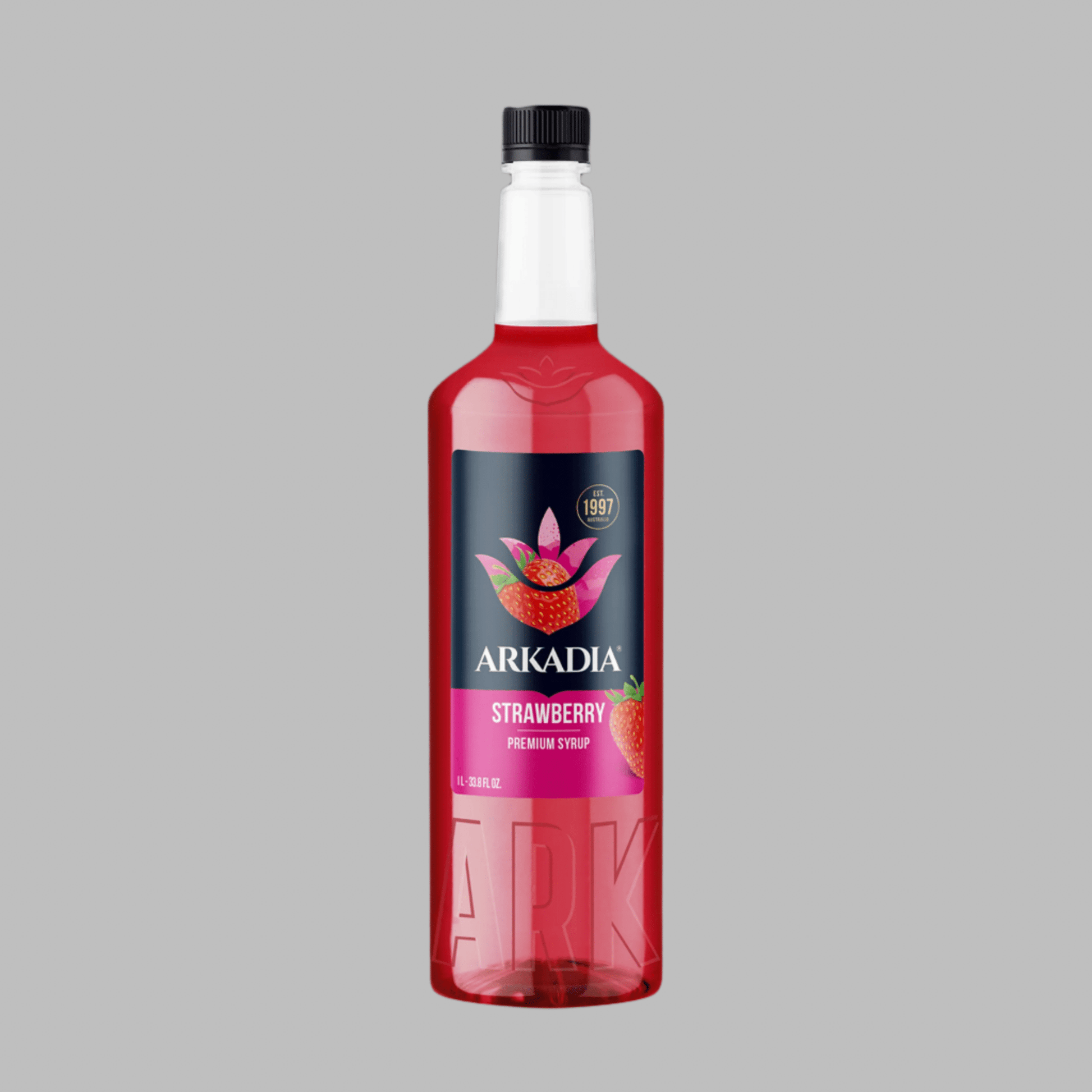 Arkadia Premium Strawberry Syrup 750ml/1L – Sweet Summer Flavour - Baristas Tools