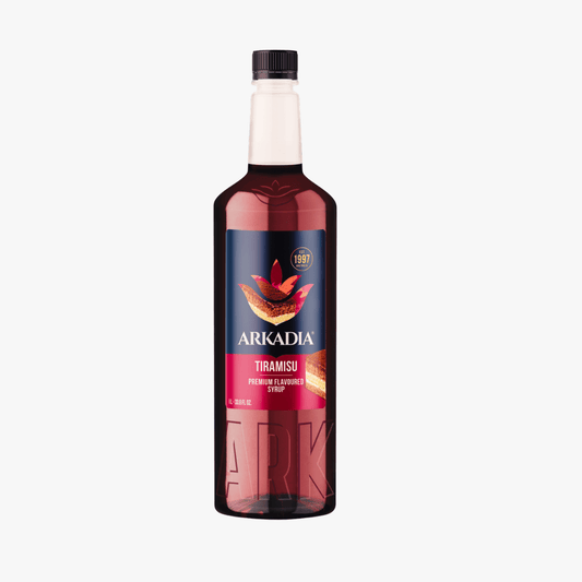 Arkadia Premium Tiramisu Flavoured Syrup 1L - Baristas Tools