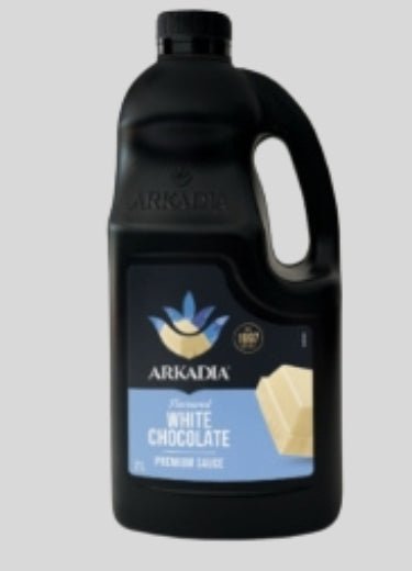 Arkadia Premium White Chocolate Dessert Sauce 2L - Baristas Tools