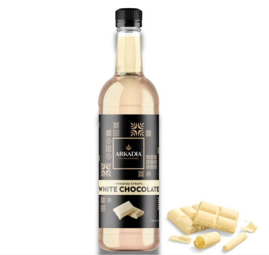 Arkadia Premium White Chocolate Syrup – 750ml - Baristas Tools
