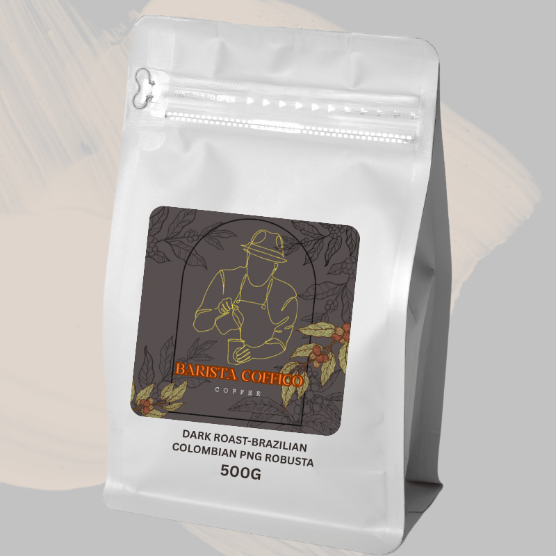 Barista Coffico Dark Roast – Intense, Chocolatey Espresso Blend (500g/1kg) - Baristas Tools