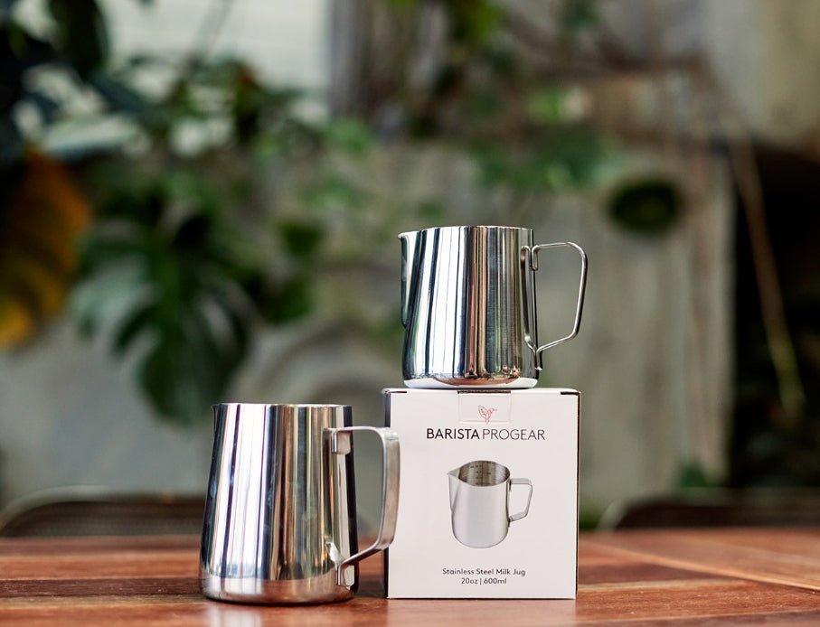 Barista Progear 600ml Stainless Steel Milk Jug – Perfect for Latte Art - Baristas Tools