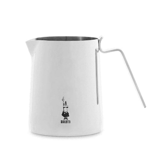 Bialetti Stainless Steel Milk Frothing Jug – 300ml & 500ml Coffee Milk Pitcher - Baristas Tools