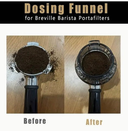 Breville-Compatible 54mm Dosing Funnel – for Clean Espresso Prep - Baristas Tools