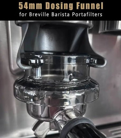 Breville-Compatible 54mm Dosing Funnel – for Clean Espresso Prep - Baristas Tools
