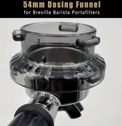 Breville-Compatible 54mm Dosing Funnel – for Clean Espresso Prep - Baristas Tools