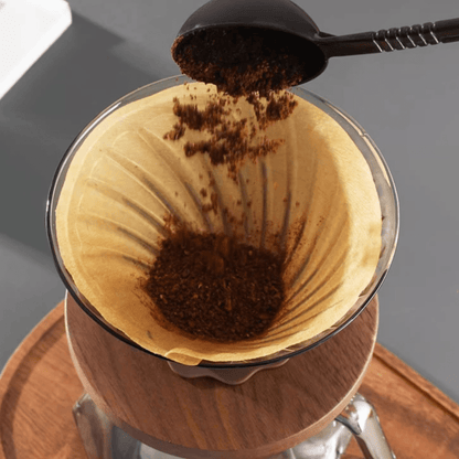 Brown V60 Coffee Filter Papers – Natural Unbleached –50 Sheets - Baristas Tools