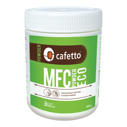 Cafetto MFC Powder Eco 500g Milk System Cleaner – Steam Wand, Milk Lines & Tubes - Baristas Tools
