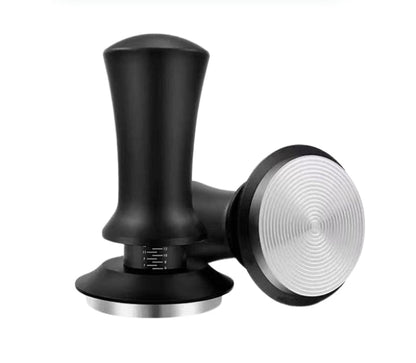 Calibrated Coffee Tamper – Stainless Steel Constant Pressure Espresso Tamper with Precision Scale | Professional Barista Tool (51 mm / 53 mm) - Baristas Tools