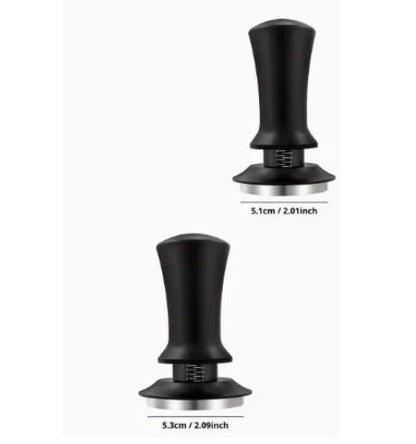 Calibrated Coffee Tamper – Stainless Steel Constant Pressure Espresso Tamper with Precision Scale | Professional Barista Tool (51 mm / 53 mm) - Baristas Tools
