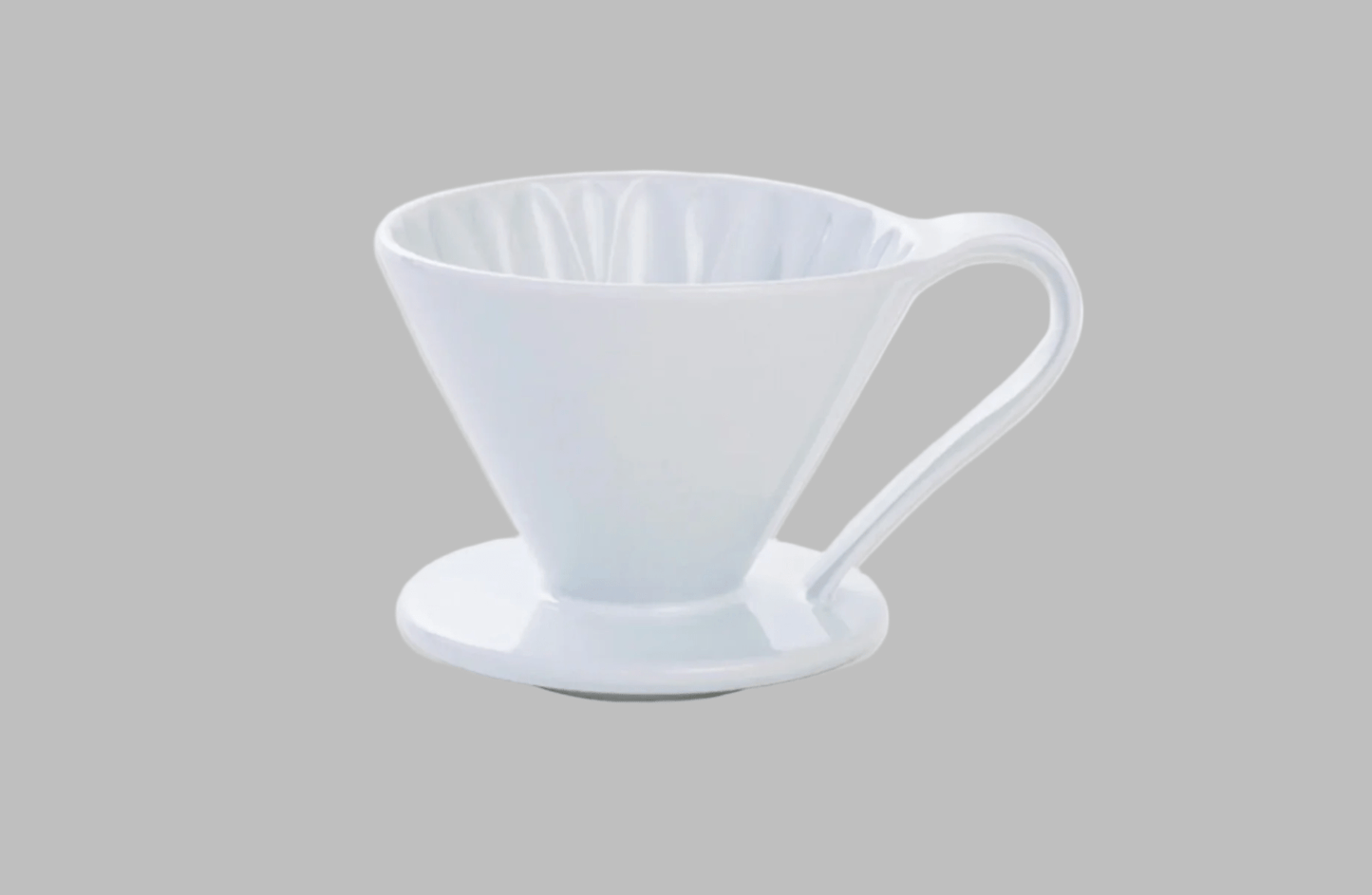 Ceramic V60 Coffee Dripper Black/white– Classic Pour Over Brewing with Style - Baristas Tools