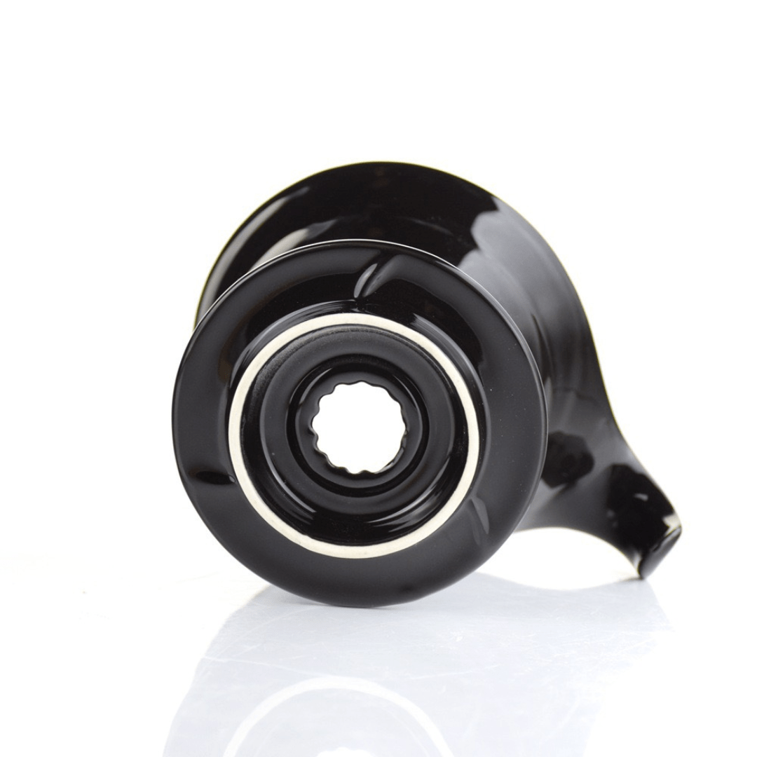 Ceramic V60 Coffee Dripper Black/white– Classic Pour Over Brewing with Style - Baristas Tools