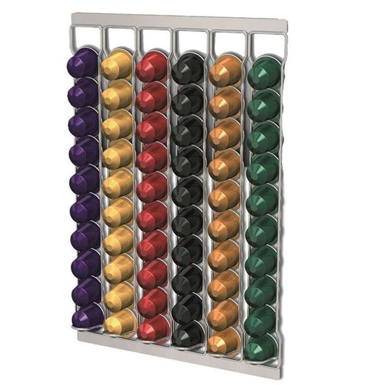 Coffee Capsule Holder - holds 60 Nespresso Pods - Baristas Tools