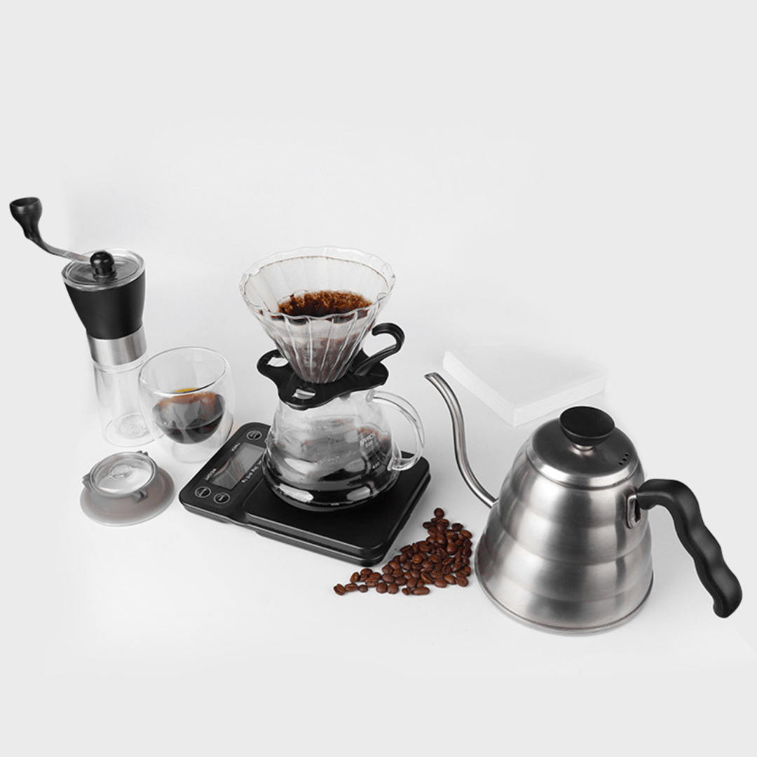Coffee Travel Set - V60 Brewer - Coffee dripper - Baristas Tools