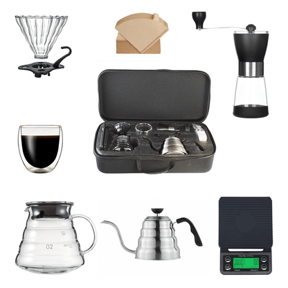 Coffee Travel Set - V60 Brewer - Coffee dripper - Baristas Tools