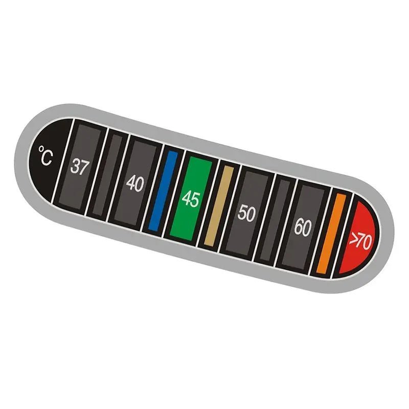 Colour Changing Temperature Sticker for Barista Pitchers (40°C–70°C) - Baristas Tools