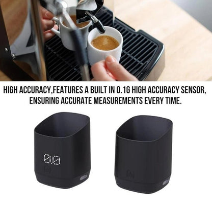 Digital Coffee Scale Dosing Cup with Timer – 0.1g Precision Espresso Measuring Cup 500g USB - C Rechargeable - Baristas Tools
