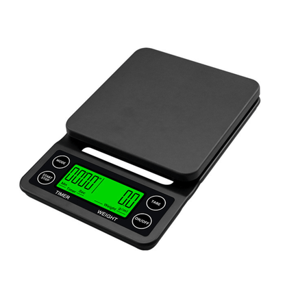 Digital Coffee Scale with Timer – Battery Operated + Silicone Heat Mat - Baristas Tools