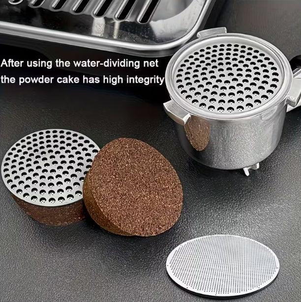 Double - Layer Stainless Steel Espresso Puck Screen – 51 mm / 53 mm (Fits 54 mm) / 58 mm - Baristas Tools