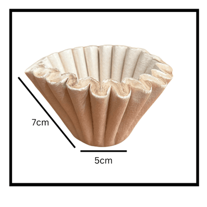 Eco - Friendly Cupcake Coffee Filters – Unbleached Paper for Drip & Pour Over - Baristas Tools