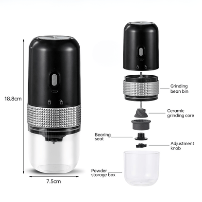 Electric Coffee Grinder USB Rechargeable - Baristas Tools