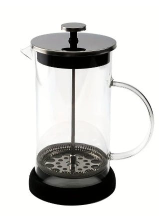 French Press Tea or Coffee Plunger - 600ml Borosilicate Glass - Baristas Tools