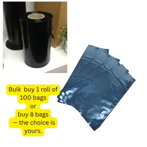 Knockout Tube Bag – Heavy - Duty Barista Coffee Waste Bin Liners (8 Pack or Roll of 100) - Baristas Tools