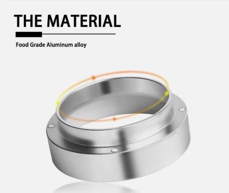 Magnetic Coffee Dosing Ring – Silver 58mm 54mm 51mm | Mess - Free Espresso Tool - Baristas Tools