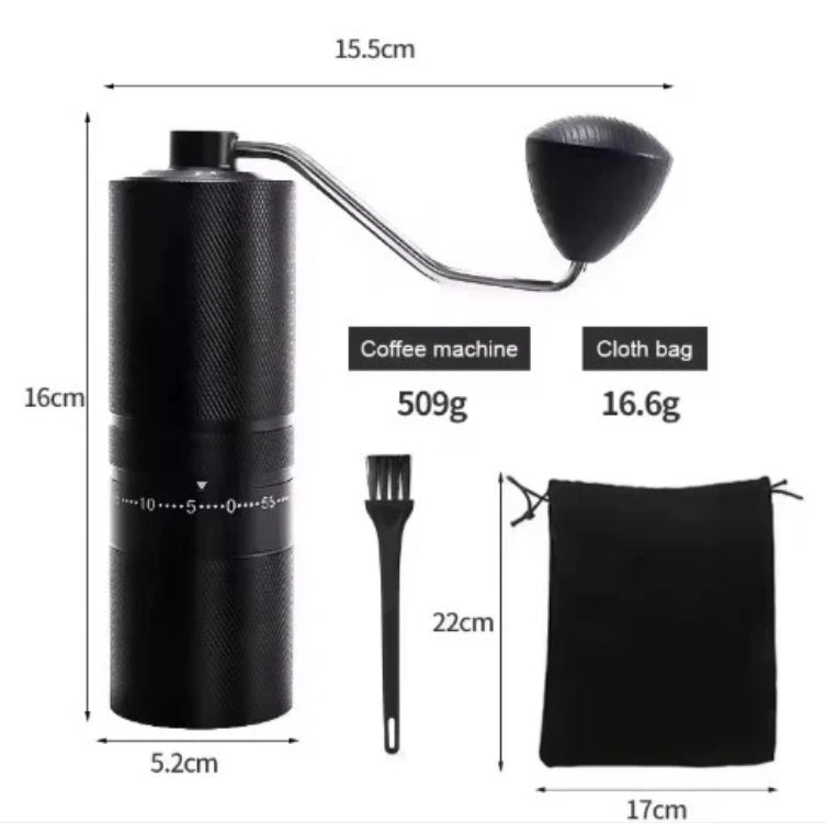 Manual Coffee Grinder with 10 - Star Stainless Steel Burr - Baristas Tools